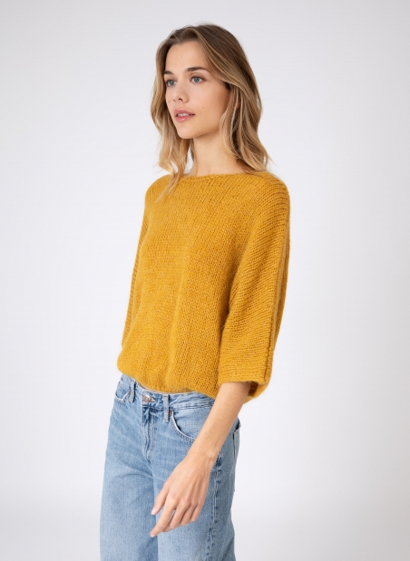 Loose-fitting knitted sweater LABANA  - 22
