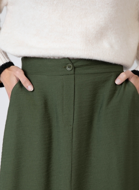 Plain long slit skirt GINNOLA  - 15