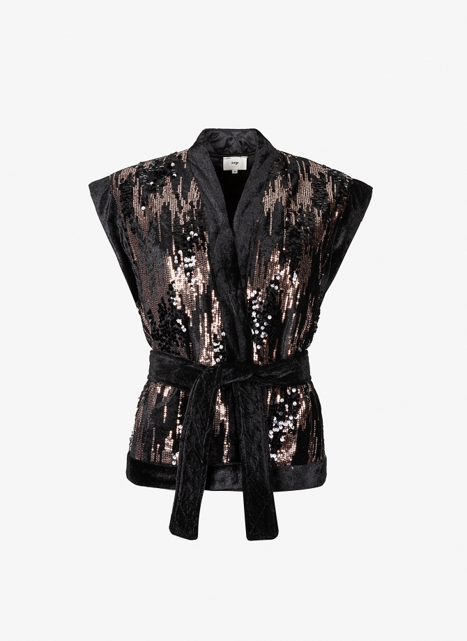 Embroidered sequin jacket HOMI  - 7