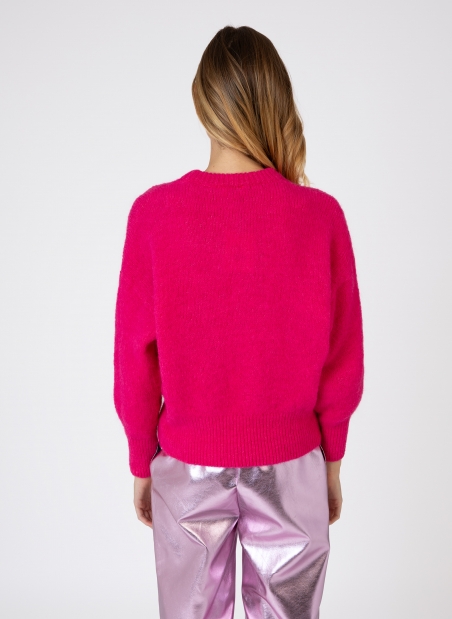 Soft round-neck sweater LEPAULINE  - 8