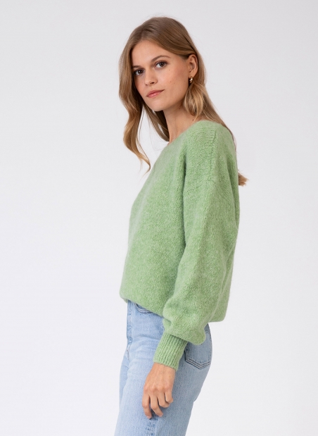 Loose-fitting knitted sweater LEBOUM  - 3
