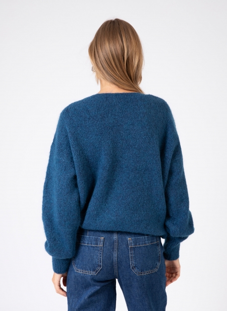 Loose-fitting knitted sweater LEBOUM  - 9