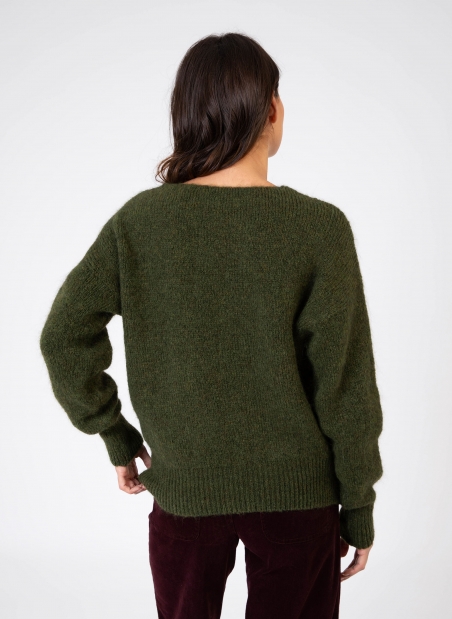 Loose-fitting knitted sweater LEBOUM  - 33