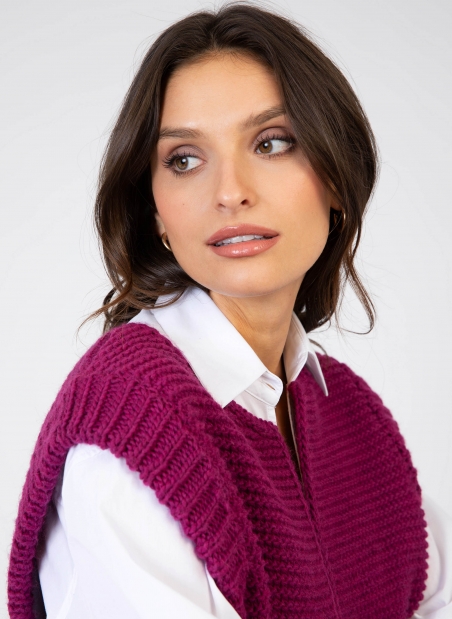 Sleeveless knitted cardigan LEGRINGO  - 30