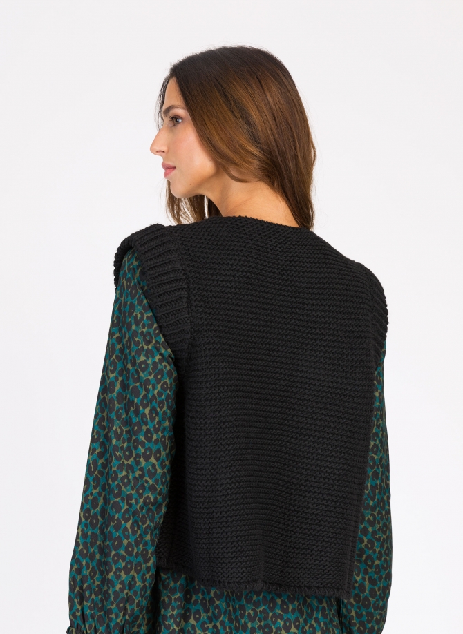 LEGRINGOU sleeveless knitted cardigan  - 9