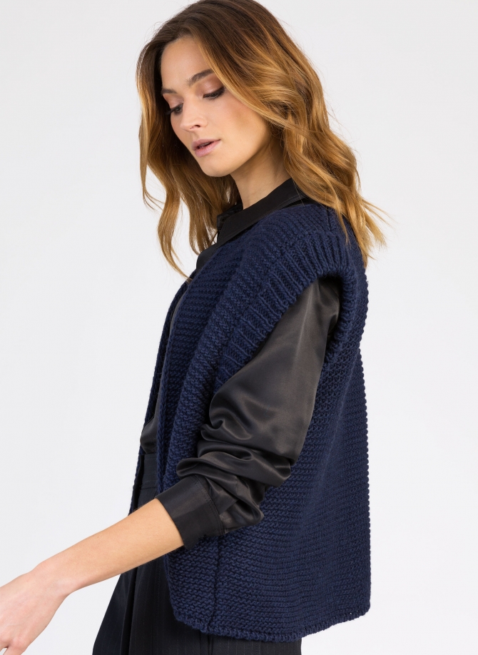 LEGRINGOU sleeveless knitted cardigan  - 3