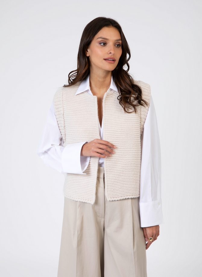 LEGRINGOU sleeveless knitted cardigan  - 16
