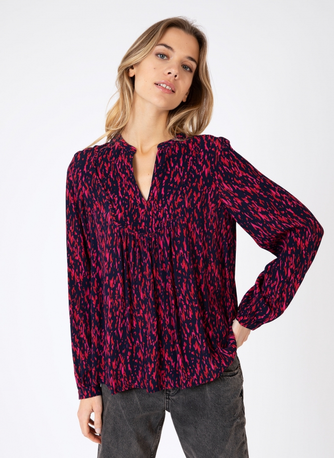 Tunisian neck blouse KIFANIE  - 7