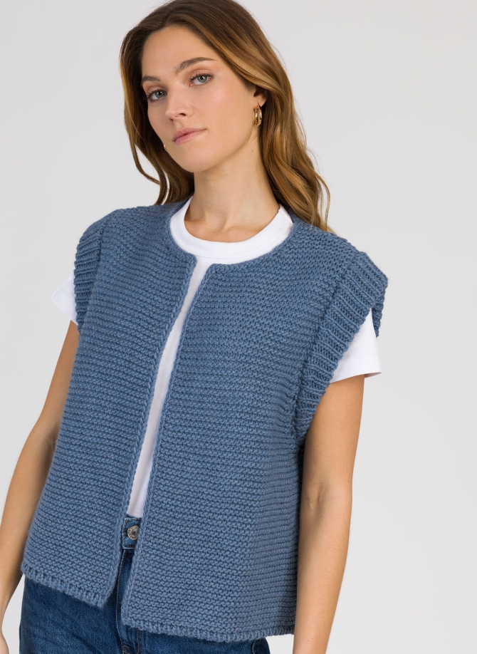 LEGRINGOU sleeveless knitted cardigan  - 23