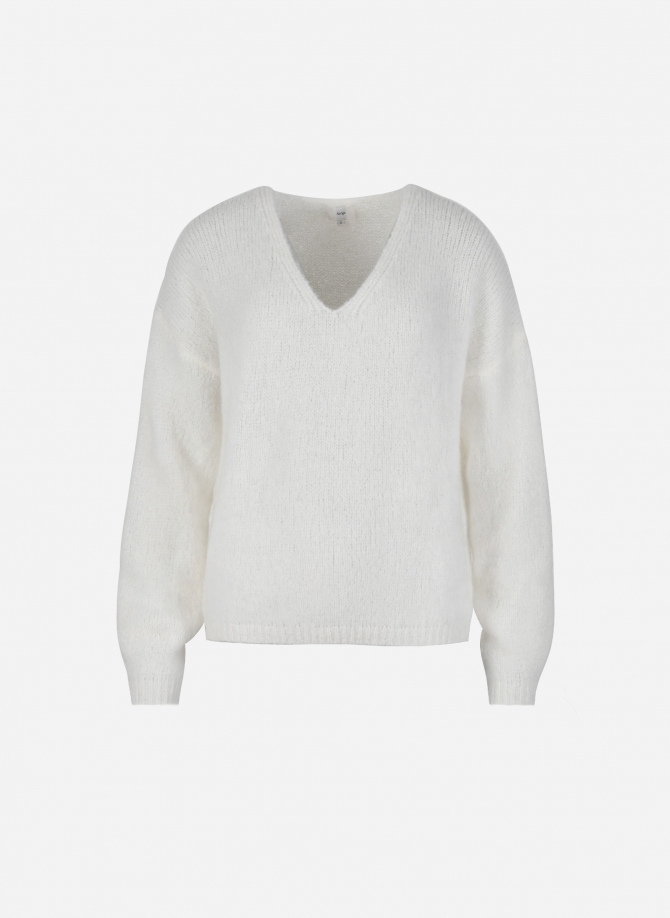 Short V-neck sweater LENOELA  - 9