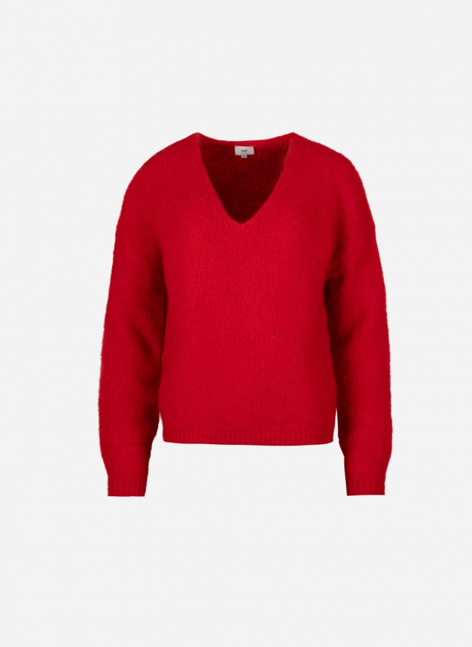 Short V-neck sweater LENOELA  - 11