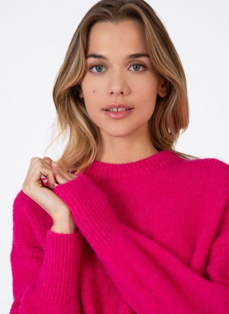 Soft round-neck sweater LEPAULINE  - 10