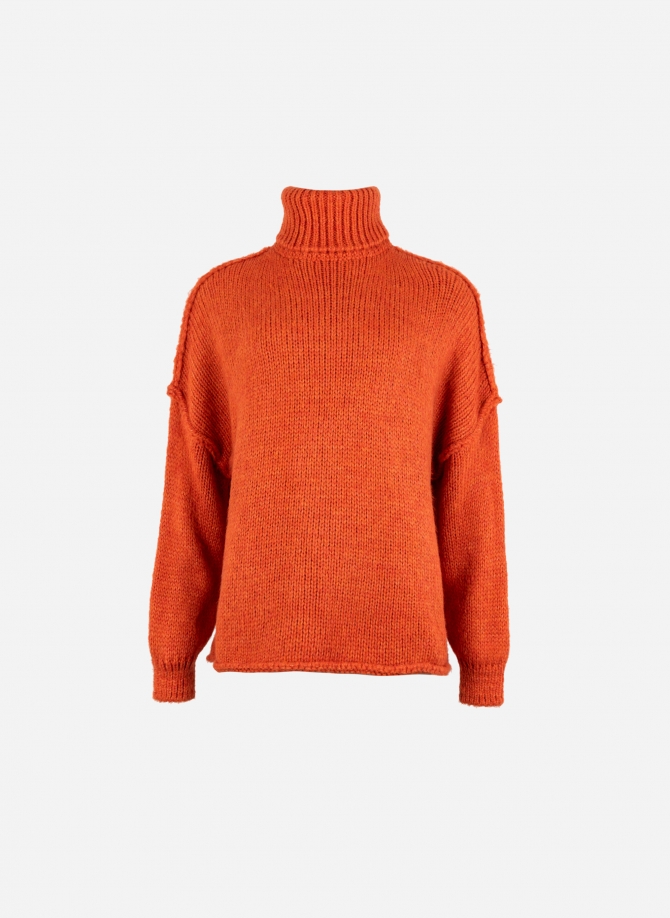 Knitted turtleneck sweater LEJOKO  - 8
