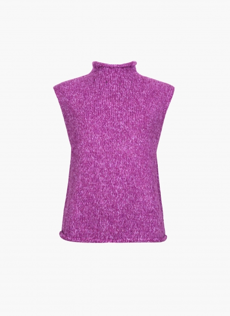 LECARA Sleeveless knit sweater  - 1