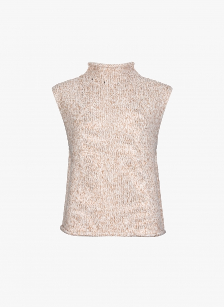 LECARA Sleeveless knit sweater  - 3