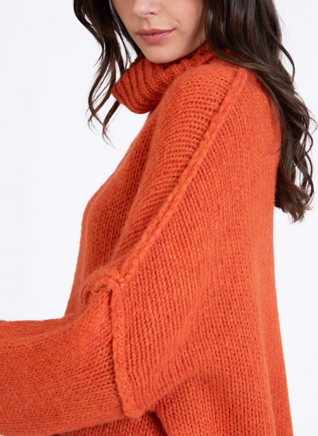 Knitted turtleneck sweater LEJOKO  - 18