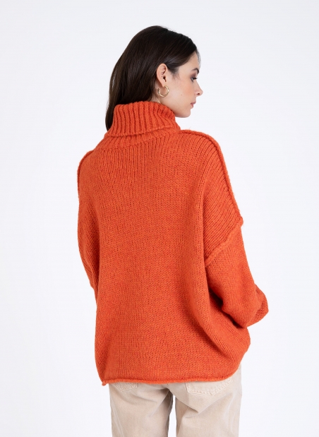 Knitted turtleneck sweater LEJOKO  - 17