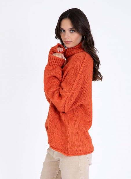 Knitted turtleneck sweater LEJOKO  - 16