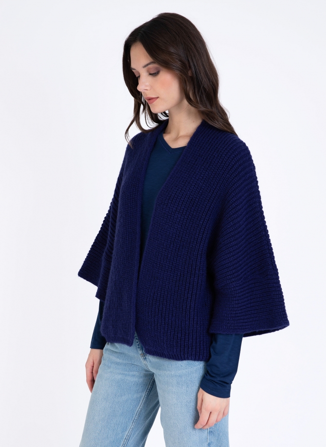 Cardigan with large knit LECINDY  - 7