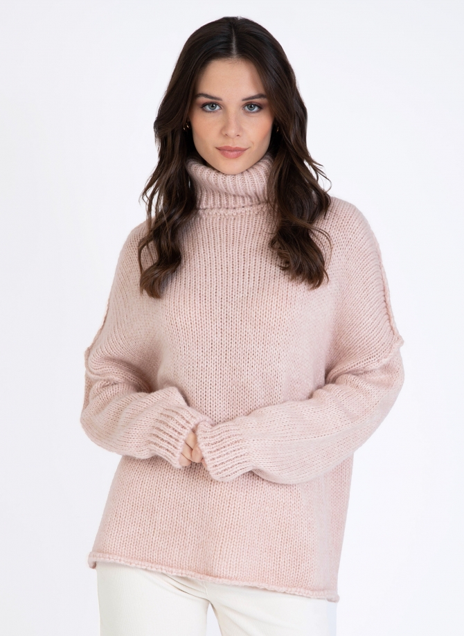 Knitted turtleneck sweater LEJOKO  - 11