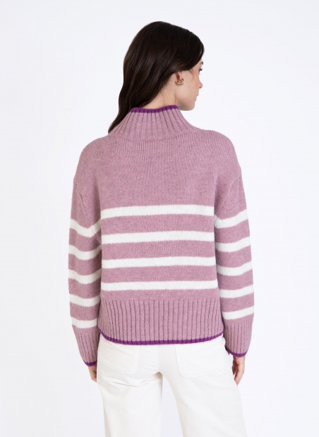 LEROLI cocooning knit striped sweater  - 19