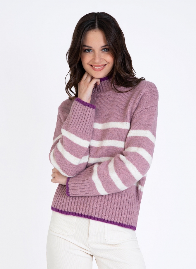 LEROLI cocooning knit striped sweater  - 17