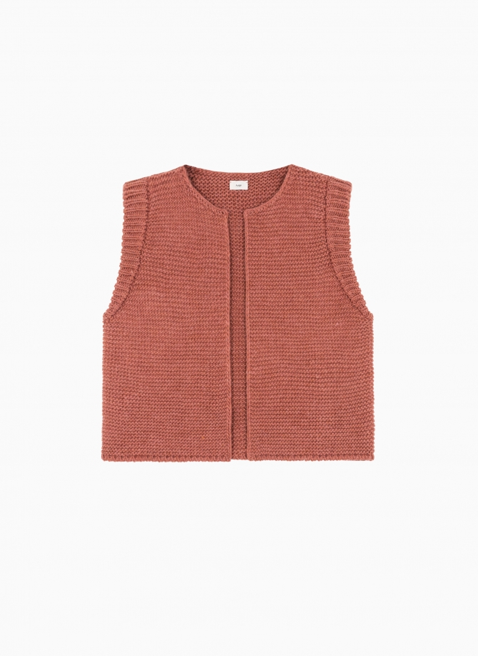 LEGRINGOU sleeveless knitted cardigan  - 35