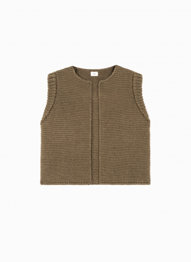 LEGRINGOU sleeveless knitted cardigan  - 38