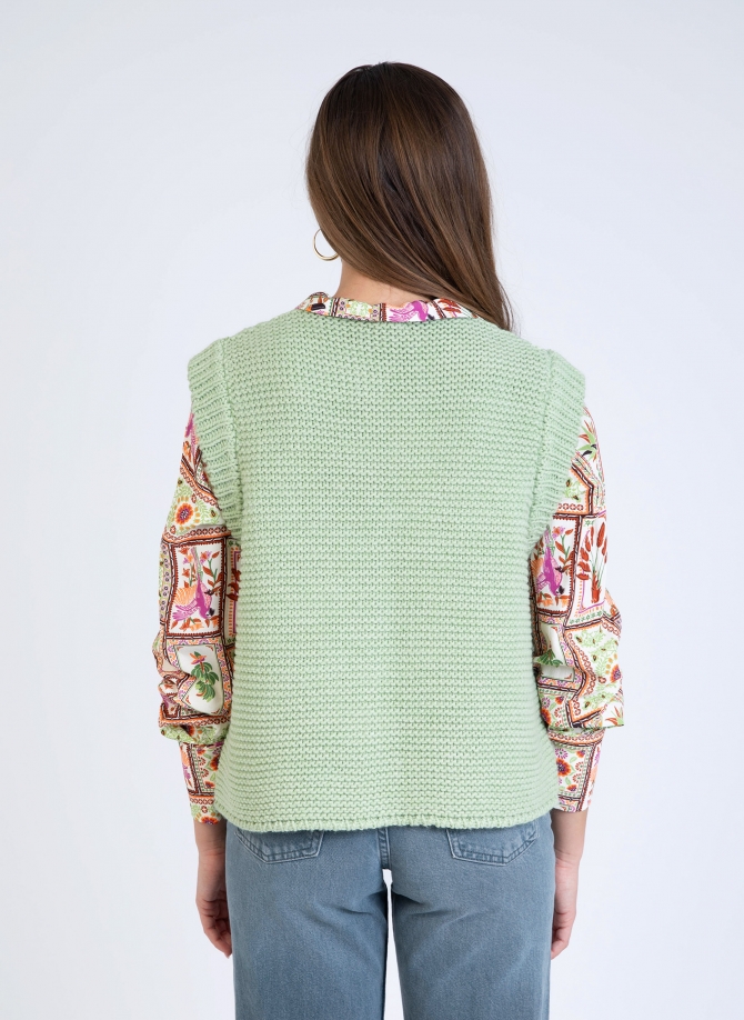 LEGRINGOU sleeveless knitted cardigan  - 31
