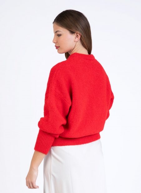 Soft round-neck sweater LEPAULINE  - 21