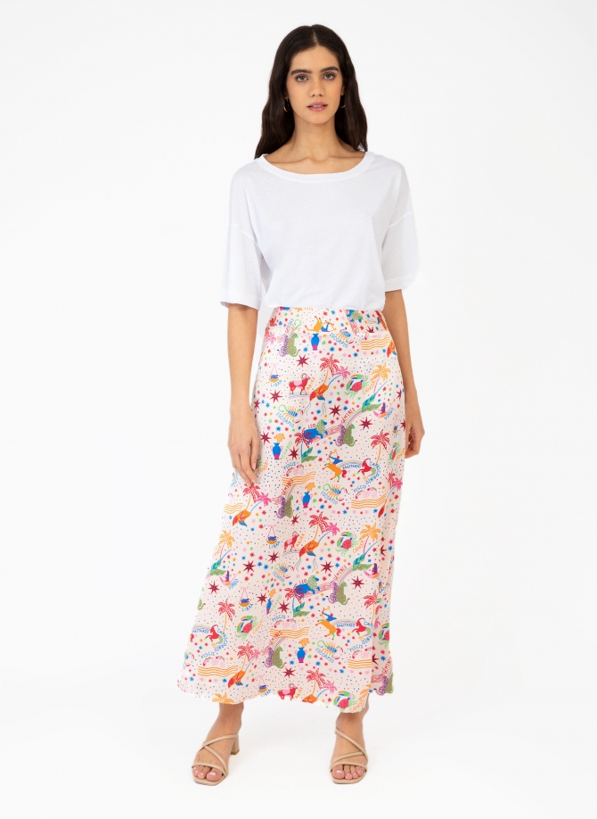 FLARED SKIRT AND PRINTED ROBINOU  - 7