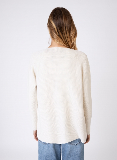 LASHOPSI long-sleeved knitted cardigan  - 8