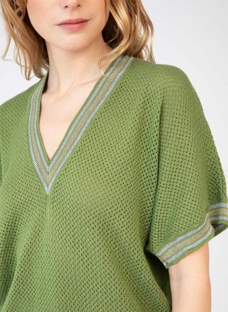 PULL MAILLE RESILLE LASALSA  - 9