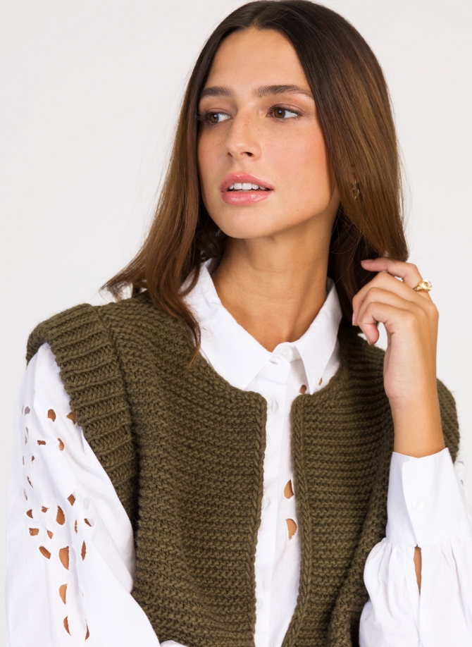 LEGRINGOU sleeveless knitted cardigan  - 41