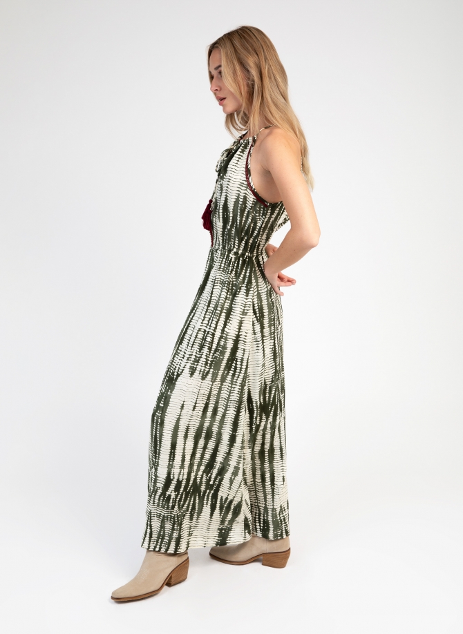 FLOWY AND PRINTED LONG DRESS ODELYNA  - 10