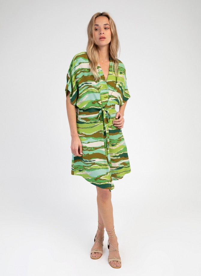 PRINTED AND LIGHTWEIGHT DRESS MALOUTY