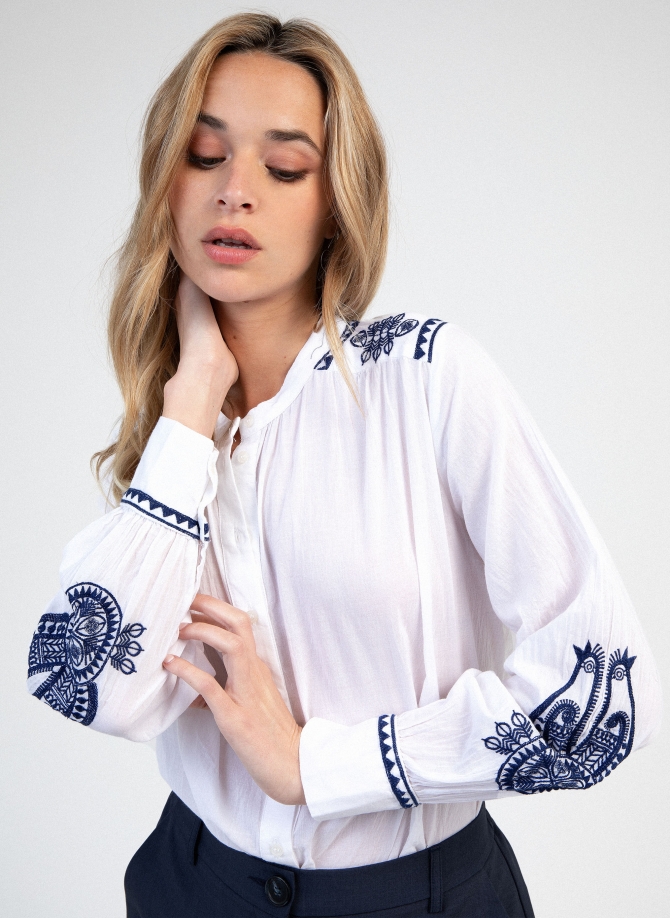 ESSENTIAL EMBROIDERED BLOUSE SOSO  - 8