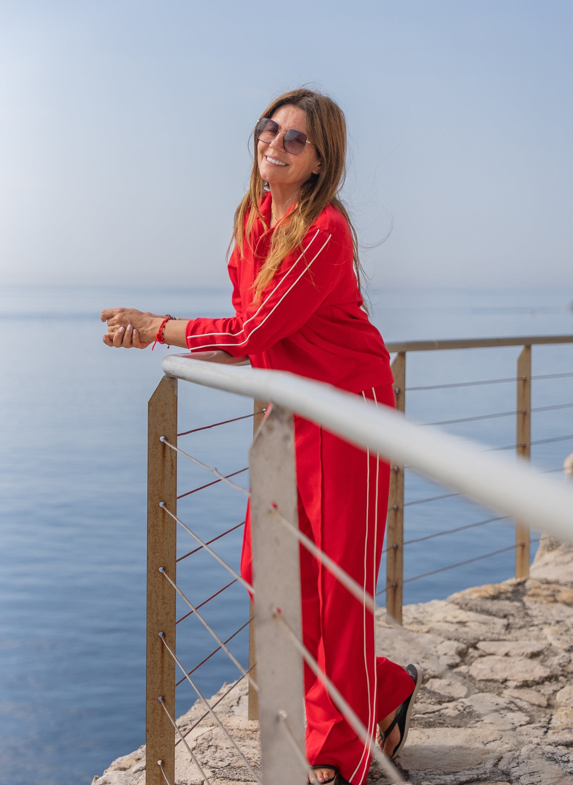 PANTALON PATRIVA rouge