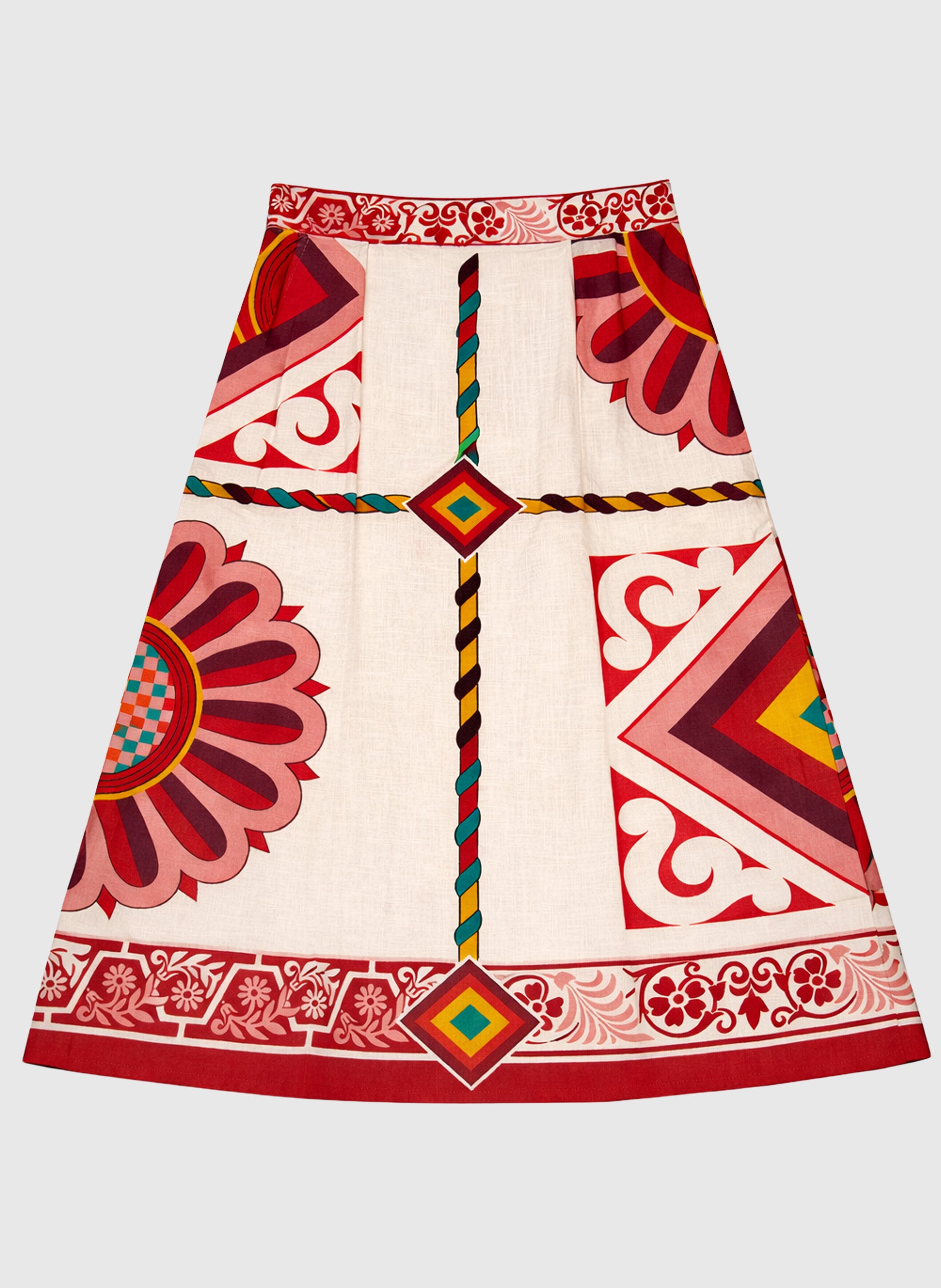 JUPE LONGUE RAMIRO olia ecru