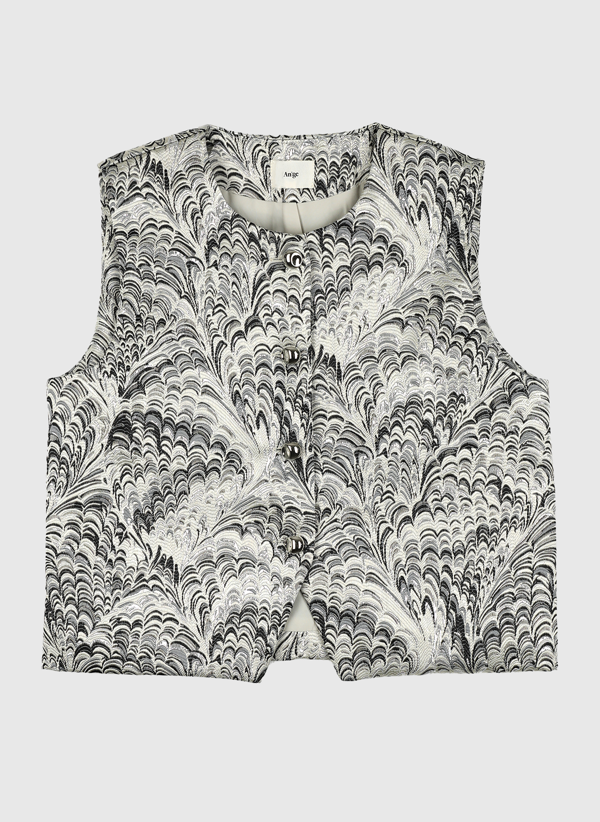 VESTE SANS MANCHES HULYSSA silver