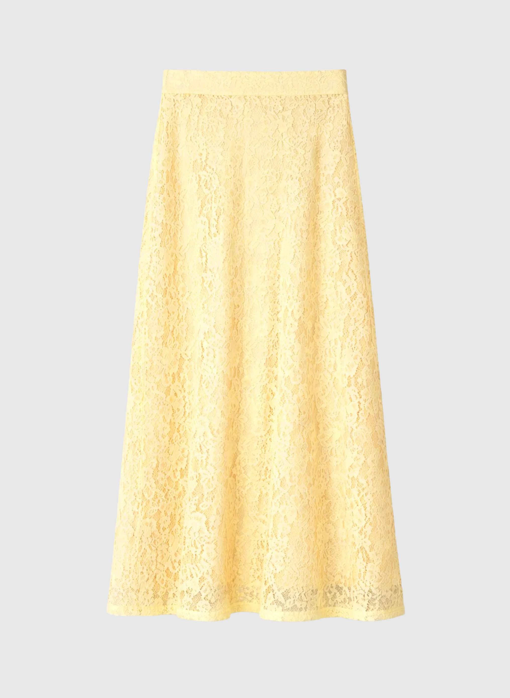 JUPE LONGUE JUVYNA jaune