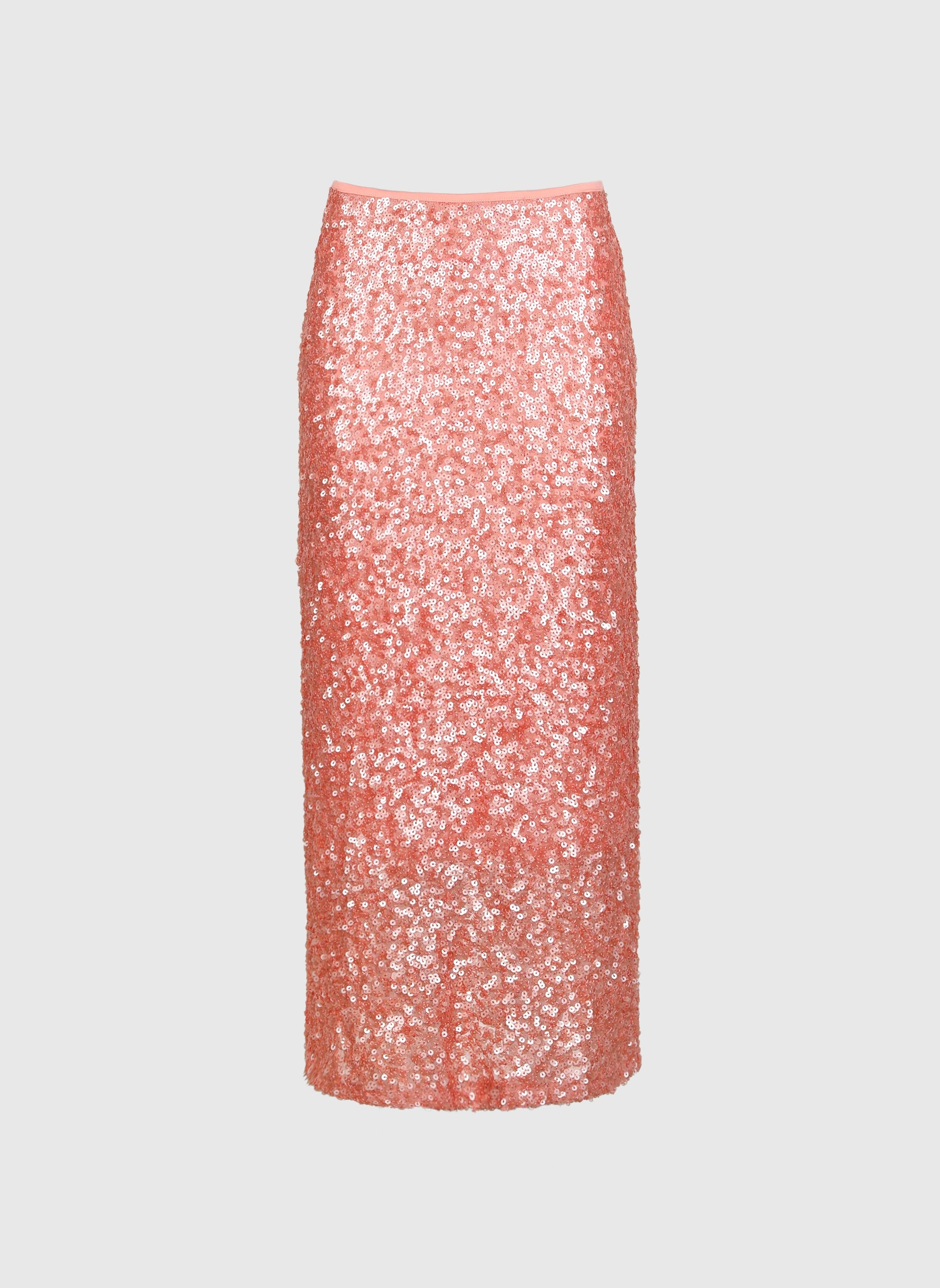 JUPE MIDI JURYFALA peche