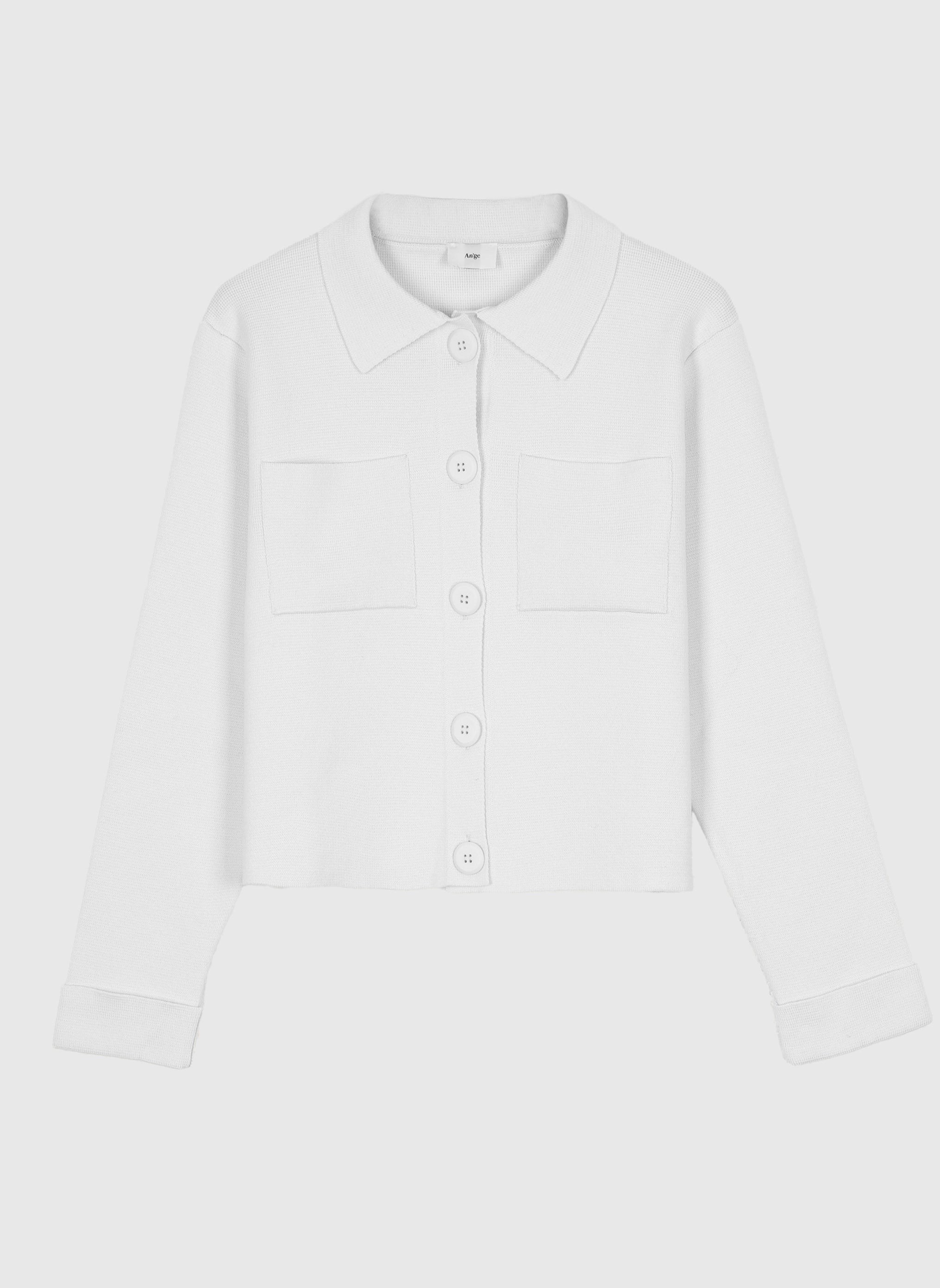 GILET LEVALIMANA blanc