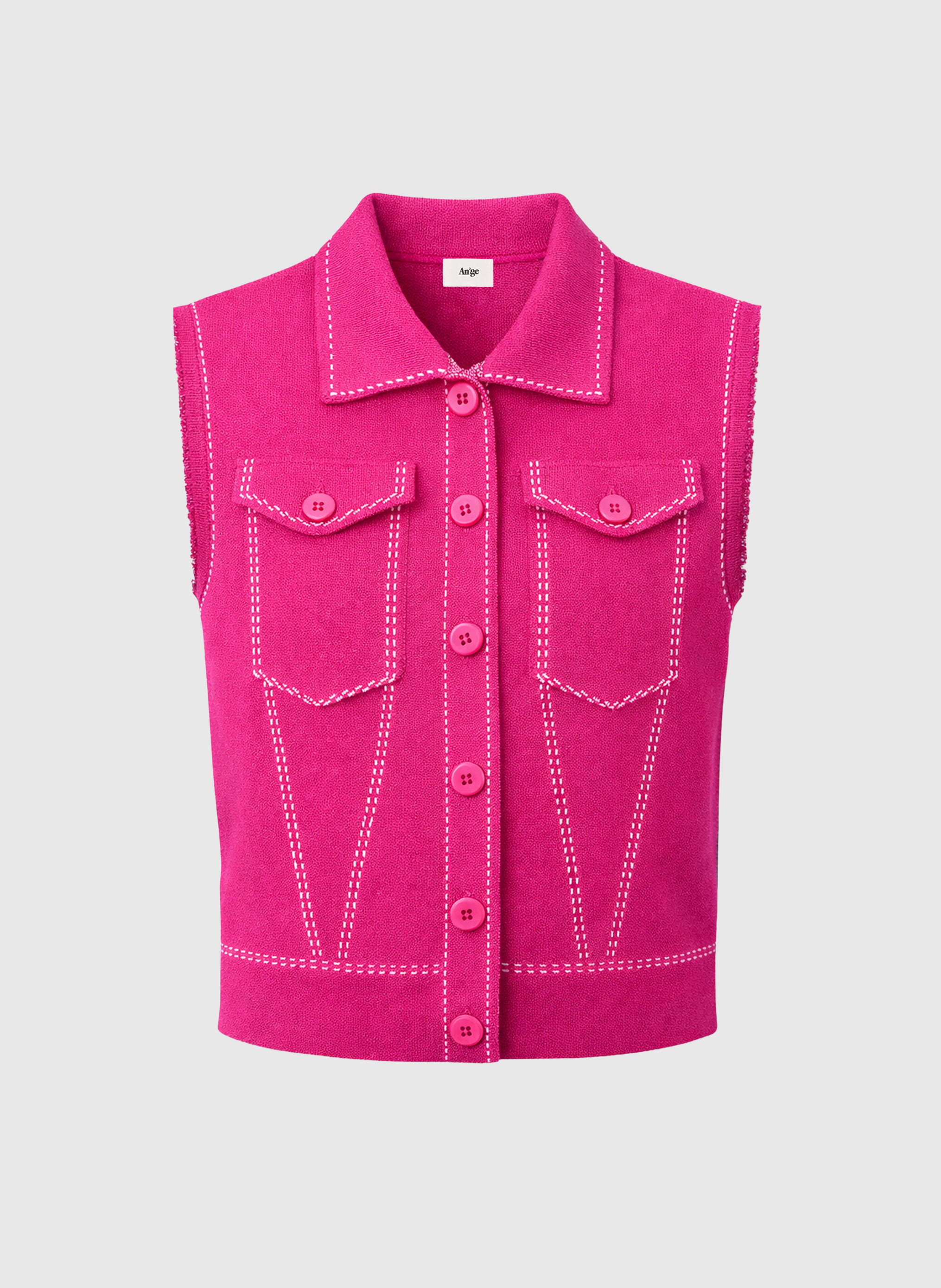 GILET LEWOODY fushia