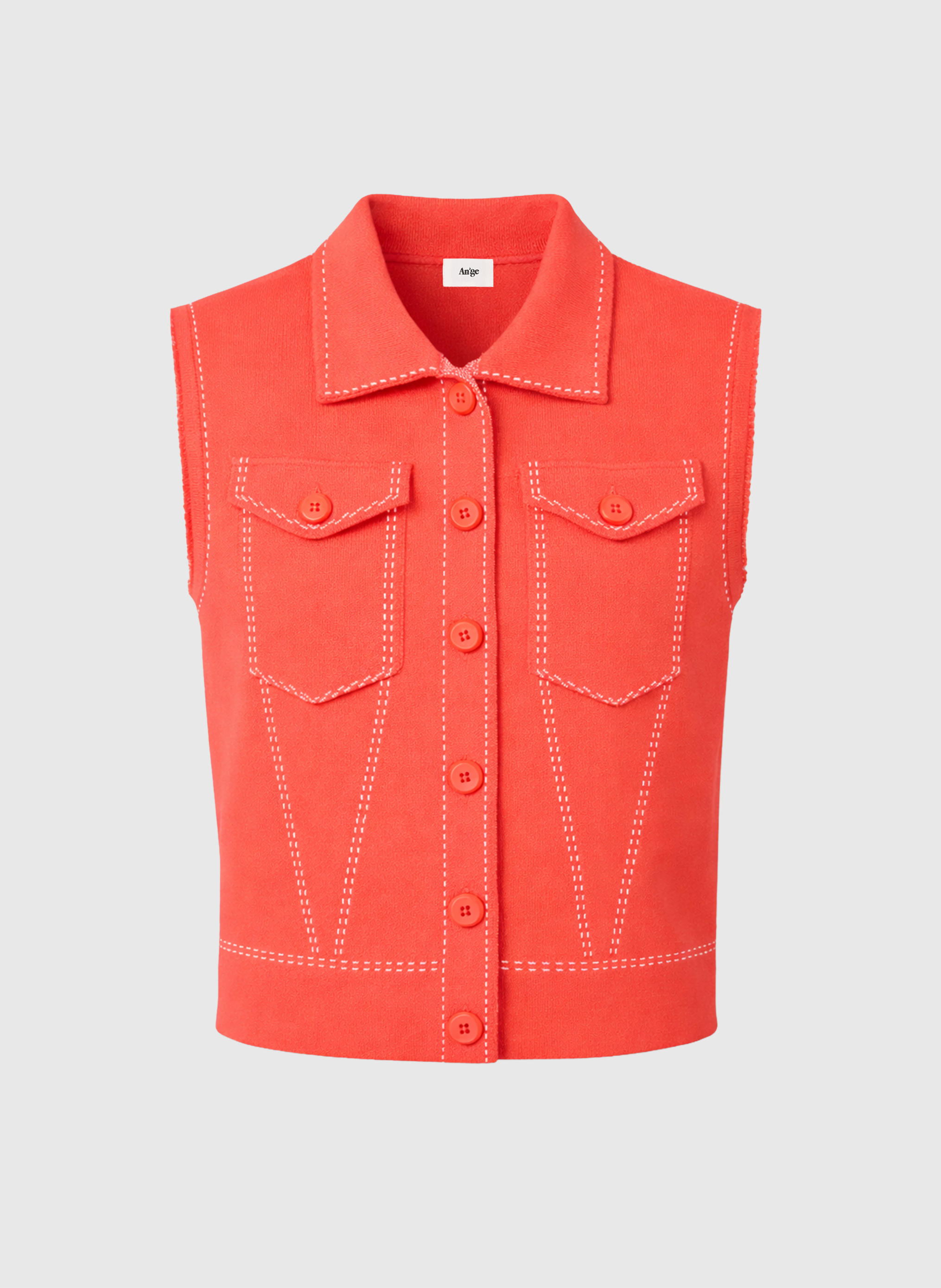 GILET LEWOODY piment