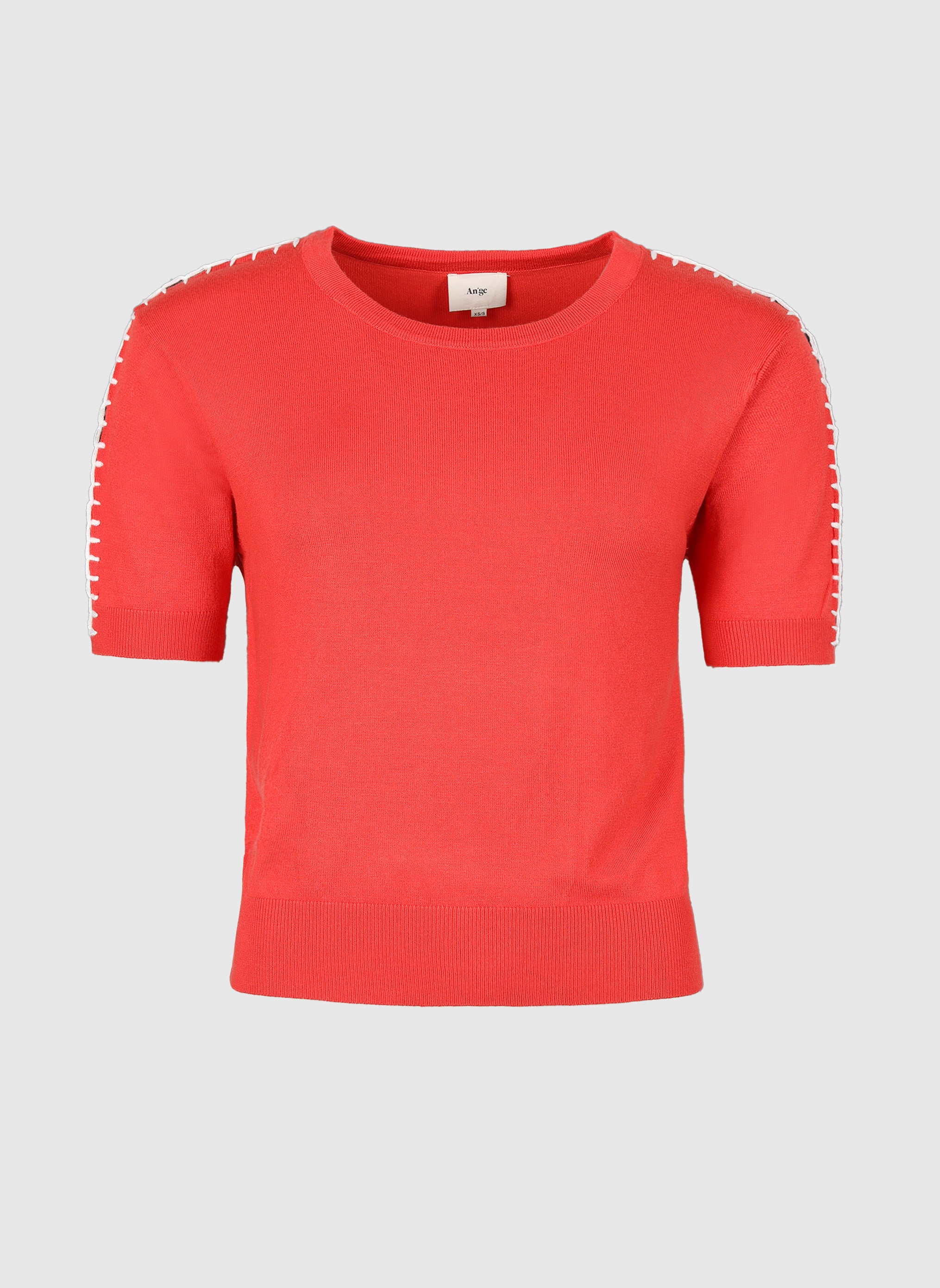 PULL NIKOLI coquelicot