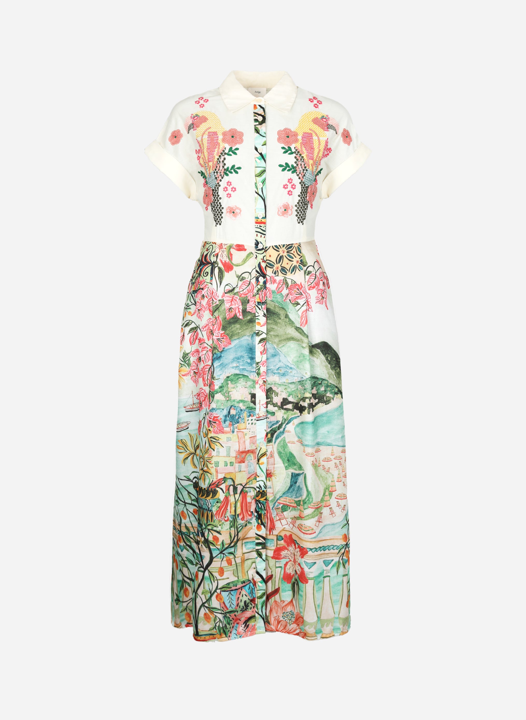 ROBE LONGUE OLENAVIE eden ecru