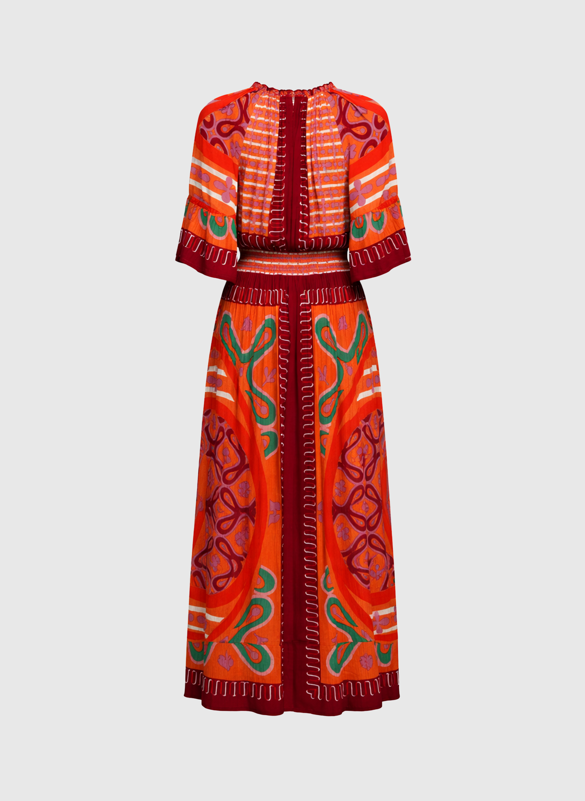 ROBE LONGUE OLYMPY carkova caramel