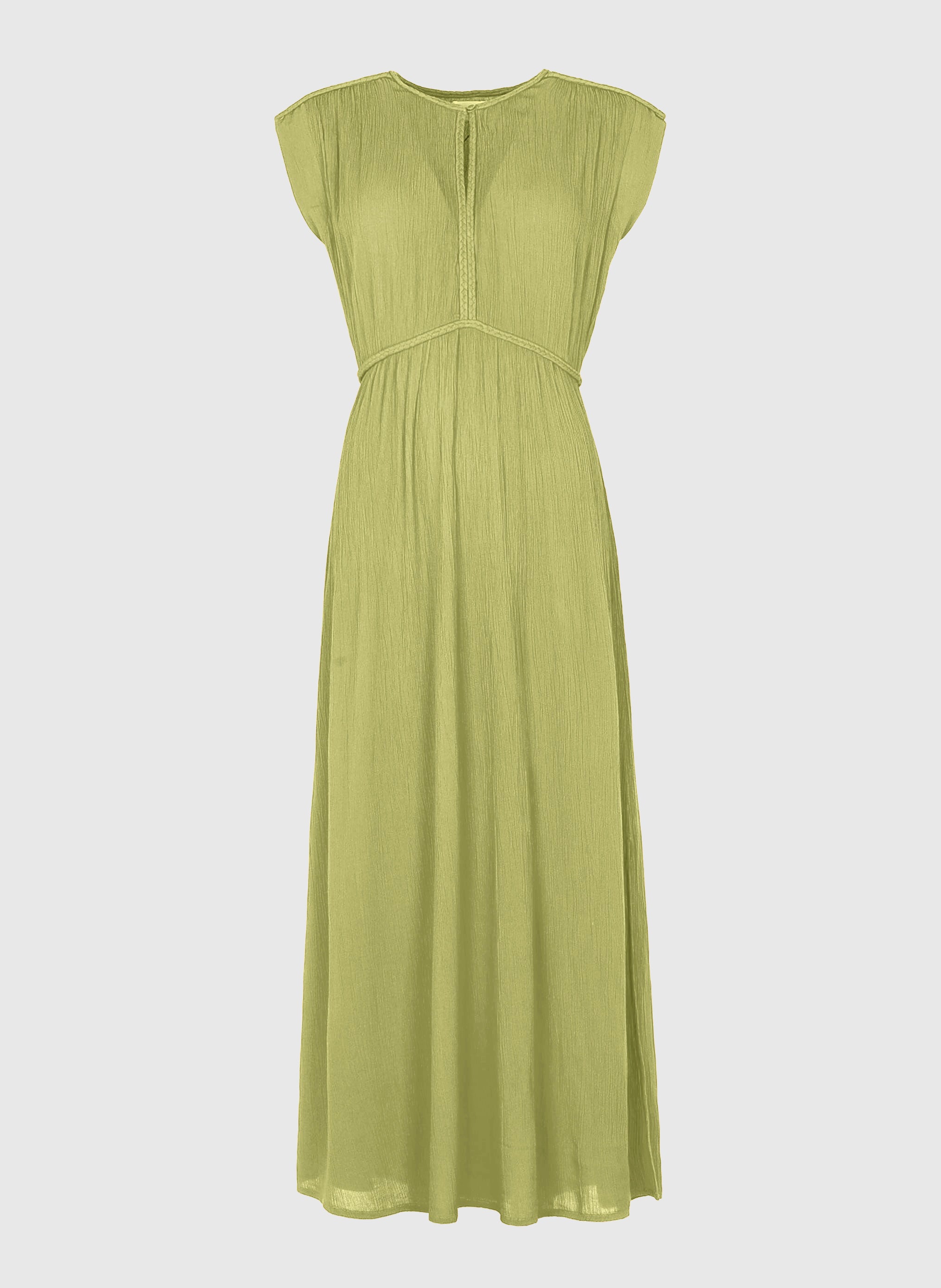 ROBE LONGUE OWESTINA tilleul