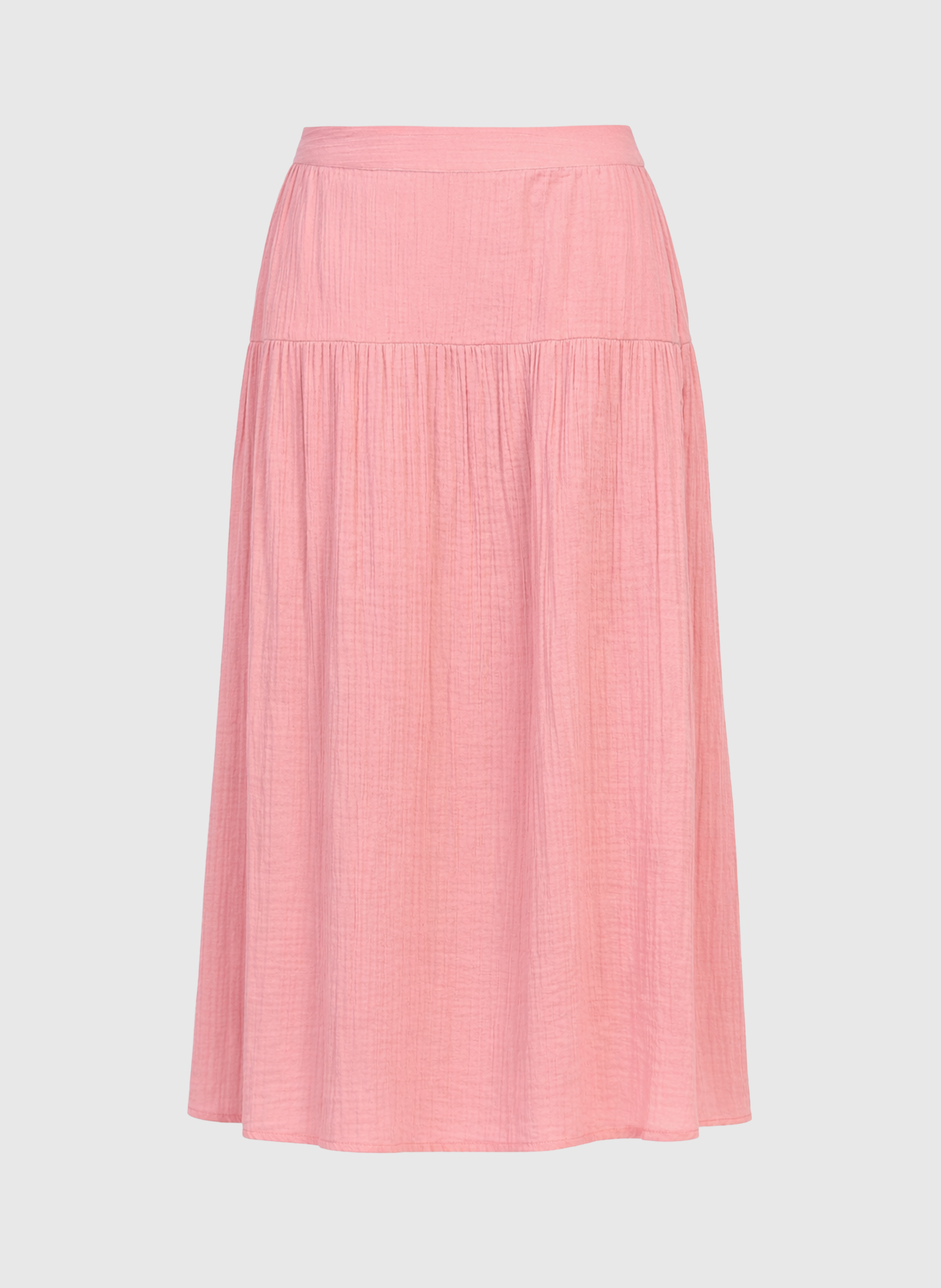 JUPE MIDI RITHA rose